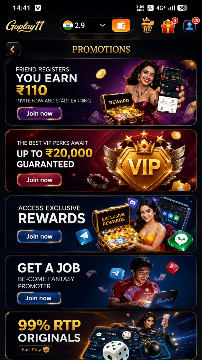 Goplay11 login app and APK guide for Android